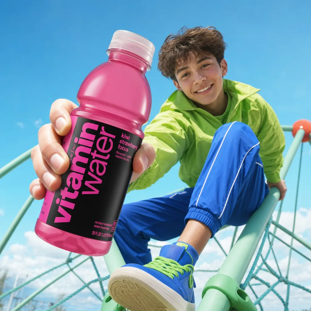 Vibe check · Vitamin Water creative from Commerce Studio