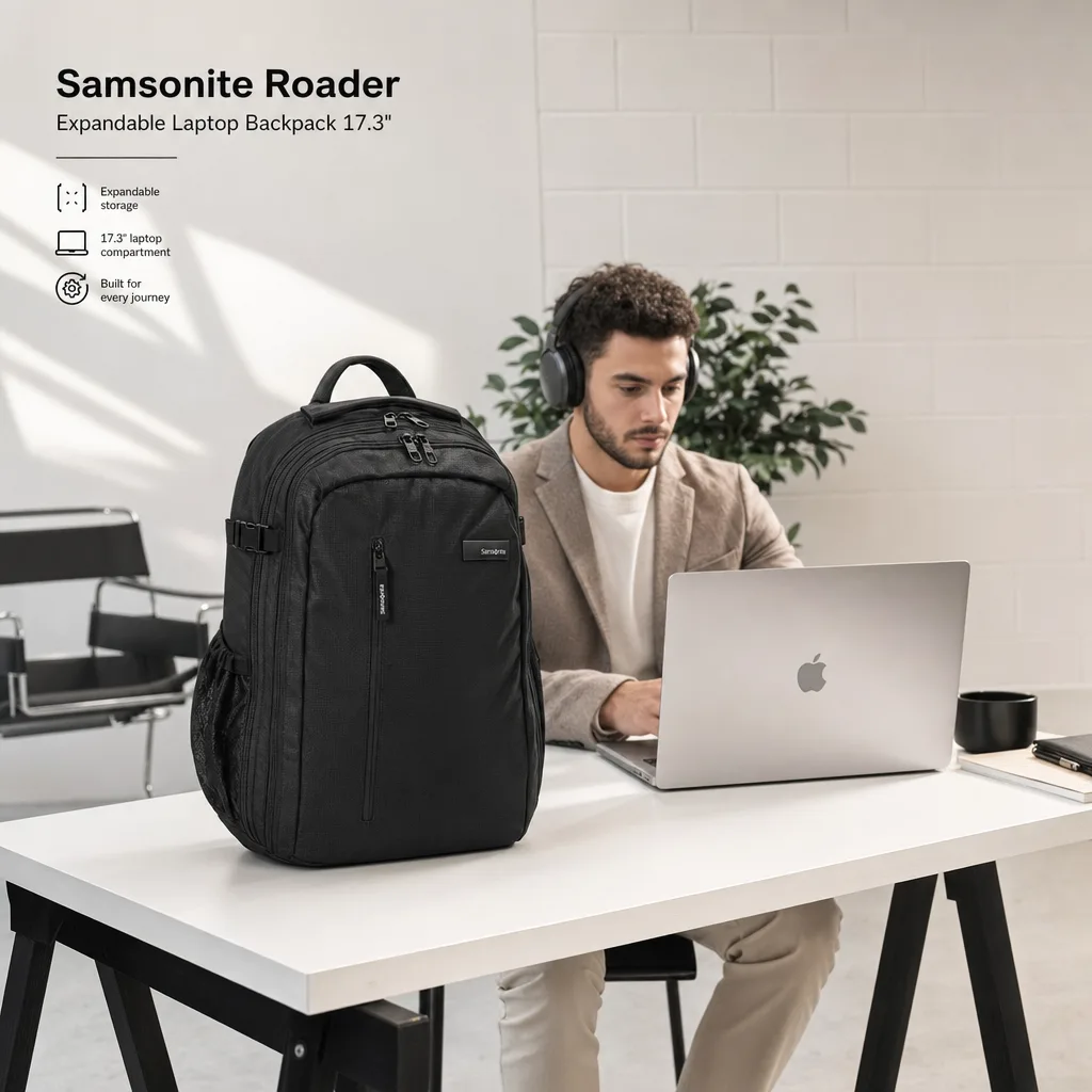 Vibe check · Samsonite creative from Commerce Studio