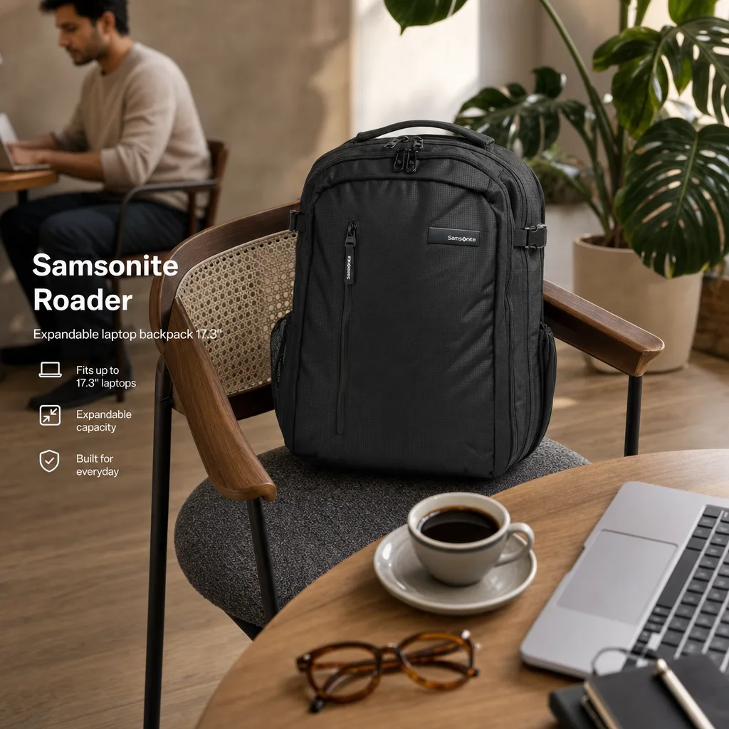 Vibe check · Samsonite creative from Commerce Studio