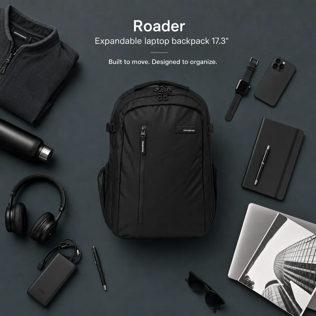 Vibe check · Samsonite creative from Commerce Studio