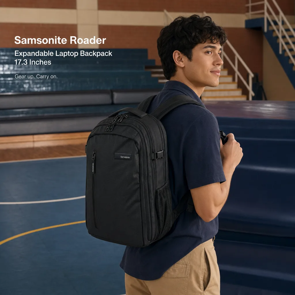 Vibe check · Samsonite creative from Commerce Studio
